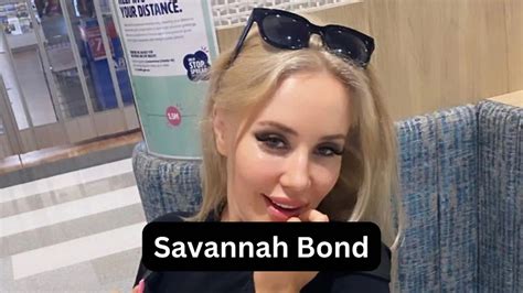 savannah bond feet|Savannah Bond Biography, Height, Wife, Wiki, & More